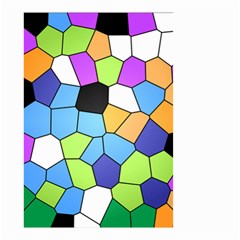 Stained Glass Colourful Pattern Small Garden Flag (two Sides) by Mariart