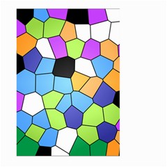 Stained Glass Colourful Pattern Large Garden Flag (two Sides) by Mariart