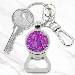 Pink Triangle Background Abstract Bottle Opener Key Chains by Mariart