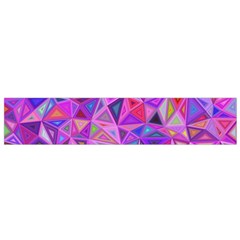 Pink Triangle Background Abstract Small Flano Scarf by Mariart