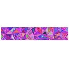 Pink Triangle Background Abstract Large Flano Scarf  by Mariart