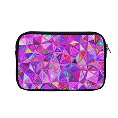 Pink Triangle Background Abstract Apple Macbook Pro 13  Zipper Case by Mariart