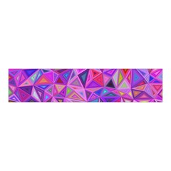 Pink Triangle Background Abstract Velvet Scrunchie by Mariart