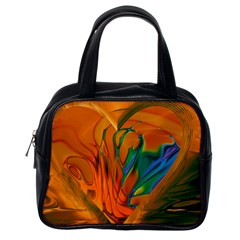 Pattern Heart Love Lines Classic Handbag (one Side) by Mariart