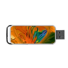 Pattern Heart Love Lines Portable Usb Flash (two Sides) by Mariart