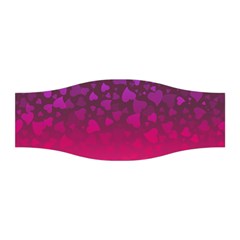 Purple Pink Hearts  Stretchable Headband by LoolyElzayat