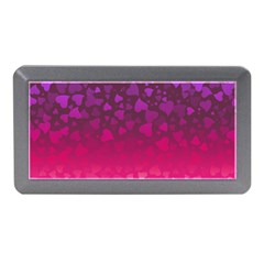 Purple Pink Hearts  Memory Card Reader (mini) by LoolyElzayat