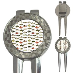 Ml 71 Fish Of North America 3-in-1 Golf Divots by ArtworkByPatrick