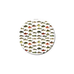 Ml 71 Fish Of North America Golf Ball Marker (10 Pack) by ArtworkByPatrick