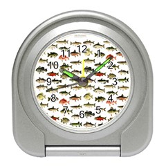 Ml 71 Fish Of North America Travel Alarm Clock by ArtworkByPatrick