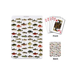 Ml 71 Fish Of North America Playing Cards (mini) by ArtworkByPatrick