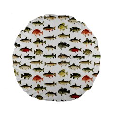 Ml 71 Fish Of North America Standard 15  Premium Round Cushions by ArtworkByPatrick