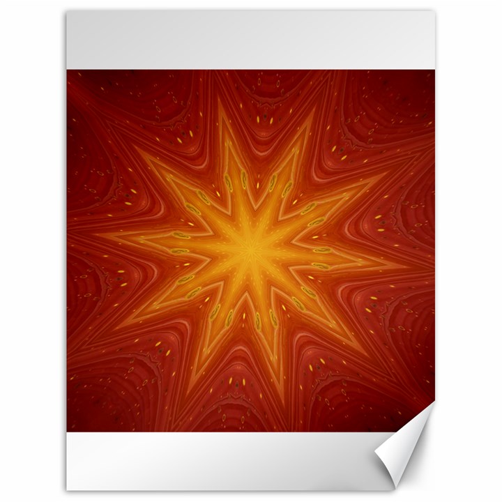 Fractal Wallpaper Colorful Abstract Canvas 18  x 24 