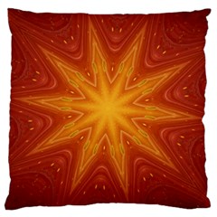 Fractal Wallpaper Colorful Abstract Large Cushion Case (one Side) by Mariart