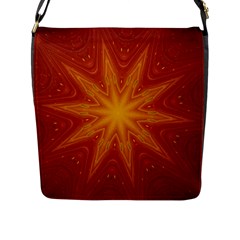 Fractal Wallpaper Colorful Abstract Flap Closure Messenger Bag (l) by Mariart