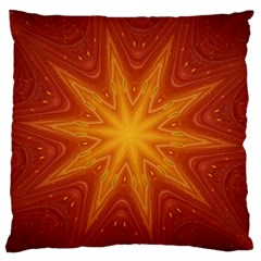 Fractal Wallpaper Colorful Abstract Large Flano Cushion Case (one Side) by Mariart