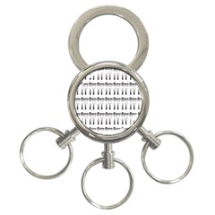 Kitchen Background Spatula 3-ring Key Chains by Mariart