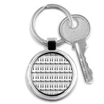 Kitchen Background Spatula Key Chains (Round)  Front