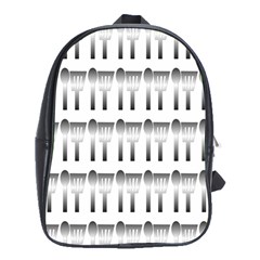 Kitchen Background Spatula School Bag (xl) by Mariart