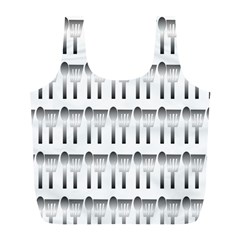 Kitchen Background Spatula Full Print Recycle Bag (l) by Mariart