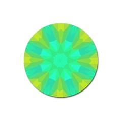 Kaleidoscope Background Magnet 3  (round) by Mariart