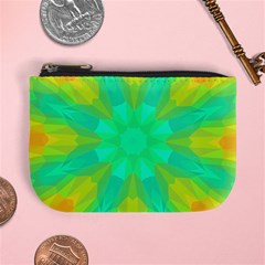 Kaleidoscope Background Mini Coin Purse by Mariart