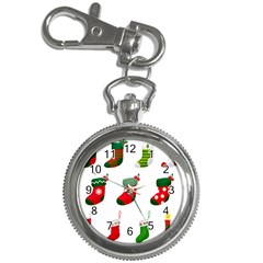 Christmas Stocking Candle Key Chain Watches by Mariart