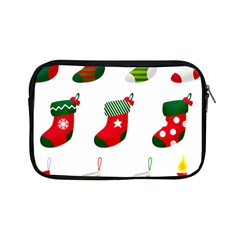 Christmas Stocking Candle Apple Ipad Mini Zipper Cases by Mariart