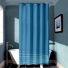 Airy Shower Curtain 36  X 72  (stall)  by WensdaiAmbrose