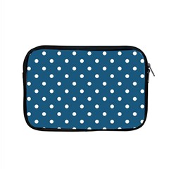 Polka Dot - Turquoise  Apple Macbook Pro 15  Zipper Case by WensdaiAmbrose