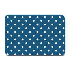 Polka Dot - Turquoise  Plate Mats by WensdaiAmbrose