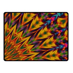 Background Abstract Texture Chevron Fleece Blanket (small) by Mariart