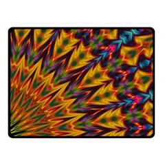 Background Abstract Texture Chevron Double Sided Fleece Blanket (small)  by Mariart