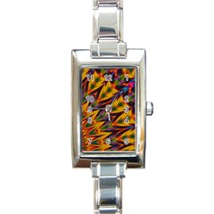 Background Abstract Texture Chevron Rectangle Italian Charm Watch by Mariart