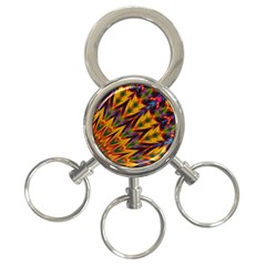 Background Abstract Texture Chevron 3-ring Key Chains by Mariart