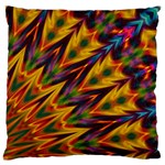 Background Abstract Texture Chevron Large Cushion Case (One Side) Front