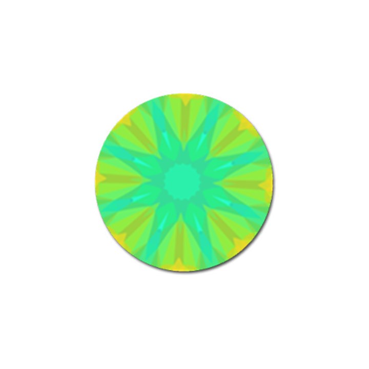 Kaleidoscope Background Green Golf Ball Marker