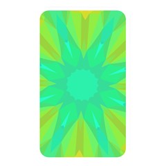 Kaleidoscope Background Green Memory Card Reader (rectangular) by Mariart