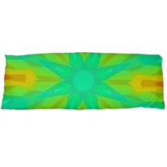 Kaleidoscope Background Green Body Pillow Case (dakimakura) by Mariart