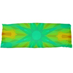 Kaleidoscope Background Green Body Pillow Case Dakimakura (two Sides) by Mariart