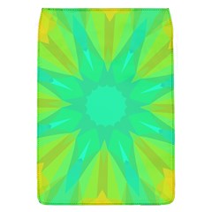 Kaleidoscope Background Green Removable Flap Cover (l) by Mariart