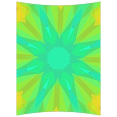 Kaleidoscope Background Green Back Support Cushion by Mariart