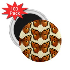 Butterflies Insects 2 25  Magnets (100 Pack)  by Mariart