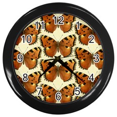 Butterflies Insects Wall Clock (black) by Mariart