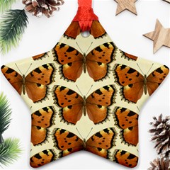 Butterflies Insects Star Ornament (two Sides) by Mariart