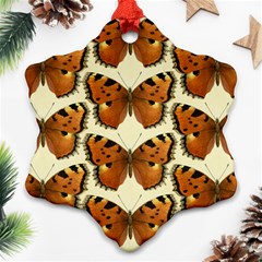 Butterflies Insects Ornament (snowflake) by Mariart