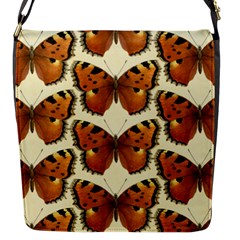 Butterflies Insects Flap Closure Messenger Bag (s) by Mariart