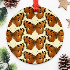 Butterflies Insects Ornament (round) by Mariart