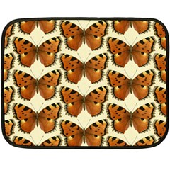 Butterflies Insects Fleece Blanket (mini) by Mariart