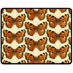 Butterflies Insects Fleece Blanket (medium)  by Mariart